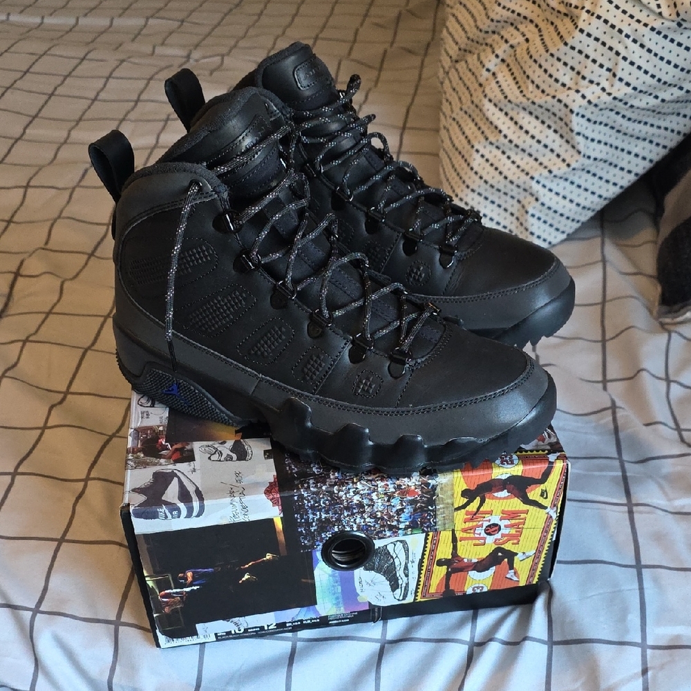 Jordan Black High-Top Sneakers